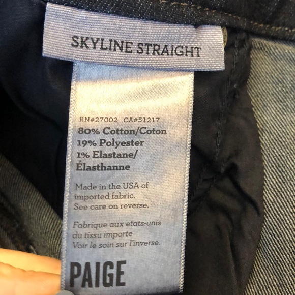 Paige Maternity Jeans Skyline Straight Twilight - Picture 4 of 4